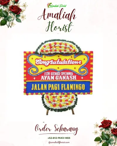 Bunga Papan Congratulation di Bojong Sari Baru